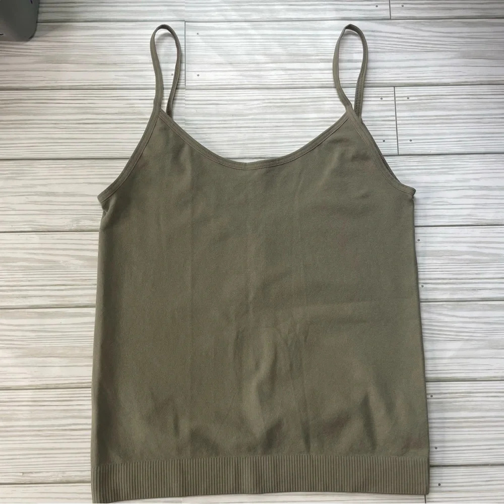 Eastern Mountain Sports army green bra top size M/L